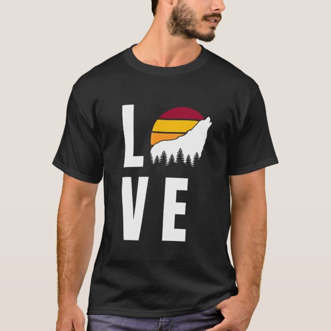 Camiseta Wolf Howling No Lobo do Sol Howling 1 (Frente)