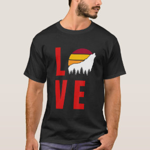 Camiseta Wolf Howling No Lobo-Sol Howling