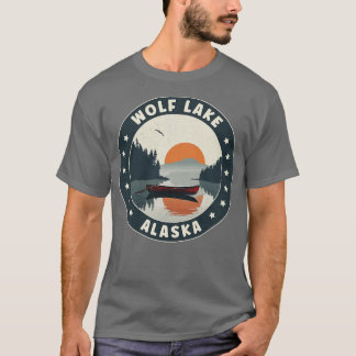 Camiseta Wolf Lake Alaska Sunset TSirt