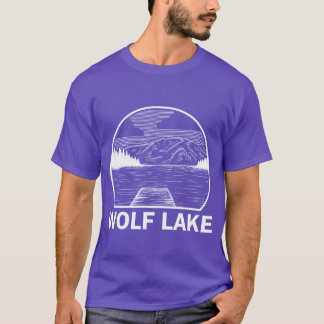 Camiseta Wolf Lake Illinois Fishing Camping Summer friend