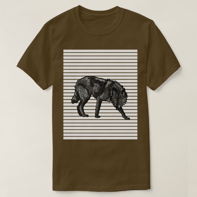 Camiseta Wolf Lines (Frente do Design)