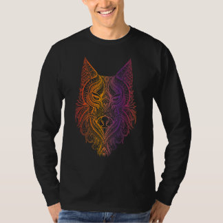 Camiseta Wolf Love Wolves Tribal Tattoo Wolf 1