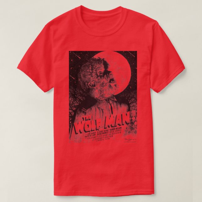Camiseta Wolf Man 2 (Frente do Design)