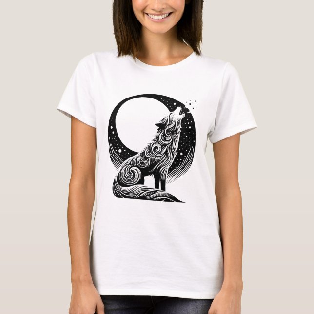 Camiseta Wolf Moon (Frente)