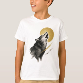 Camiseta 【Wolf Moon Kids T-Shirt】