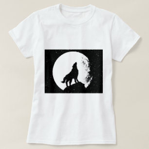 Camiseta Wolf & Moon Silhoutte