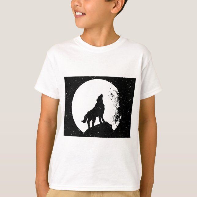 Camiseta Wolf & Moon Silhoutte (Frente)