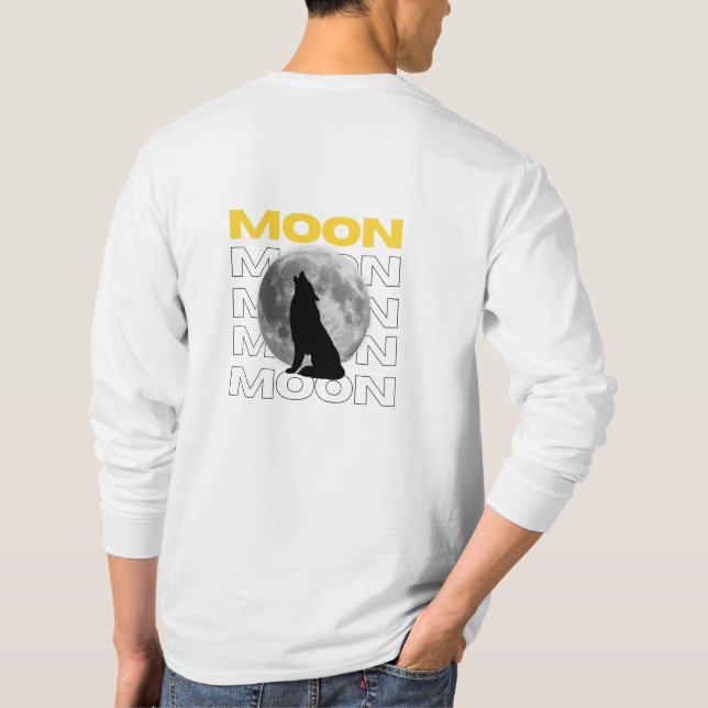 Camiseta Wolf Moon T-Shirt (Verso)