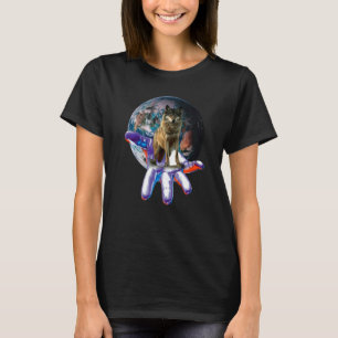 Camiseta Wolf Motif Pack Selvagens Lupus Coloridas