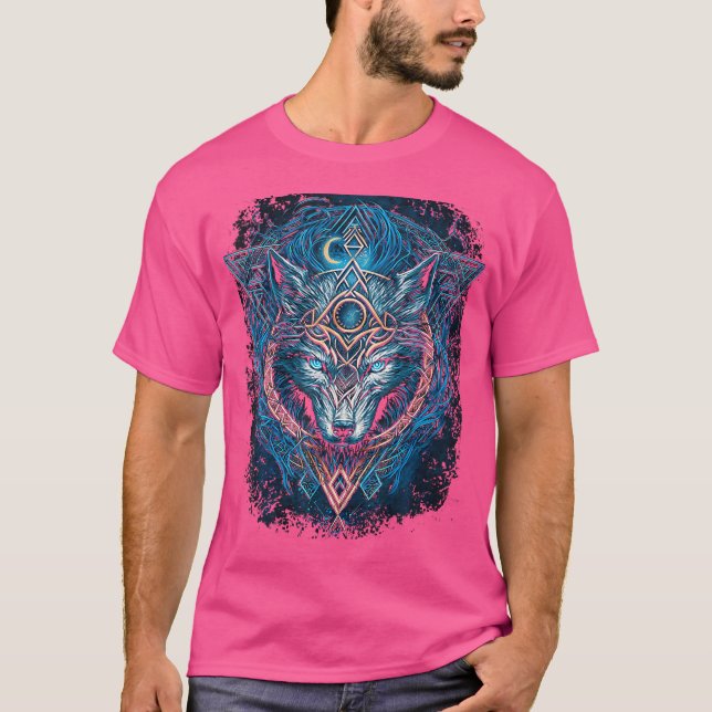 Camiseta Wolf Northman Valhalla Norse Mythology (Frente)