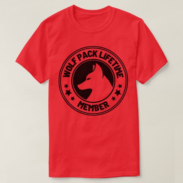 Camiseta Wolf Pack Lifetime Membrana 9 (Frente do Design)