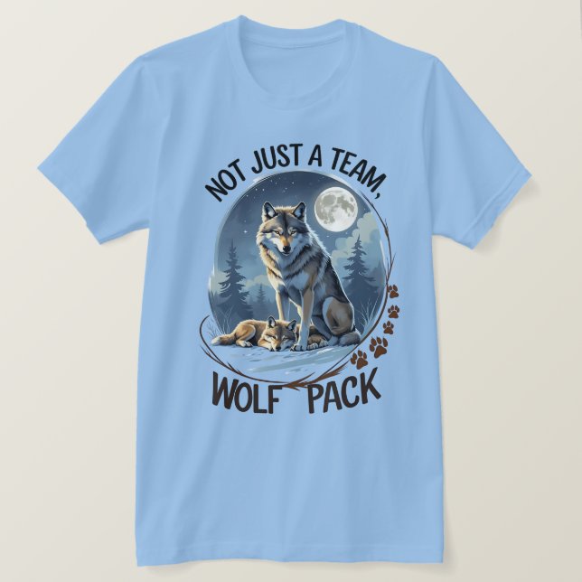 Camiseta Wolf Pack - Unidos pela Nature (Frente do Design)