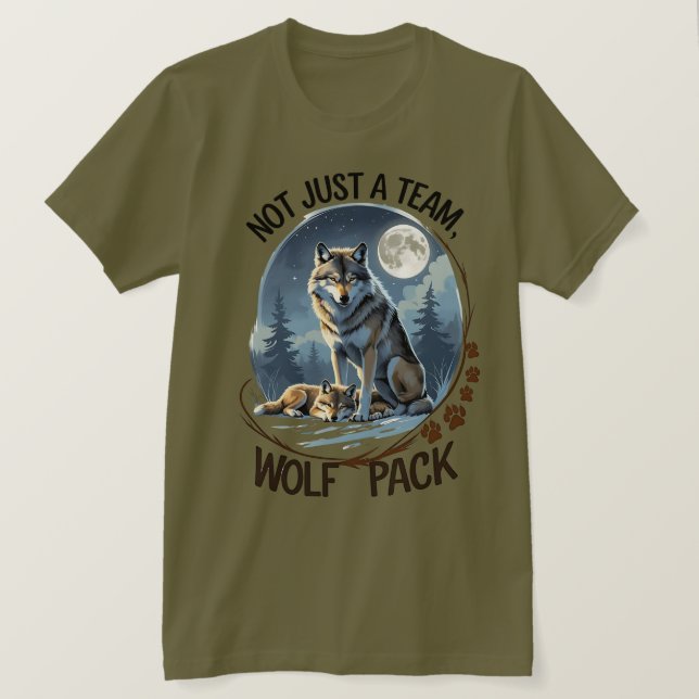 Camiseta Wolf Pack - Unidos pela Nature (Frente do Design)