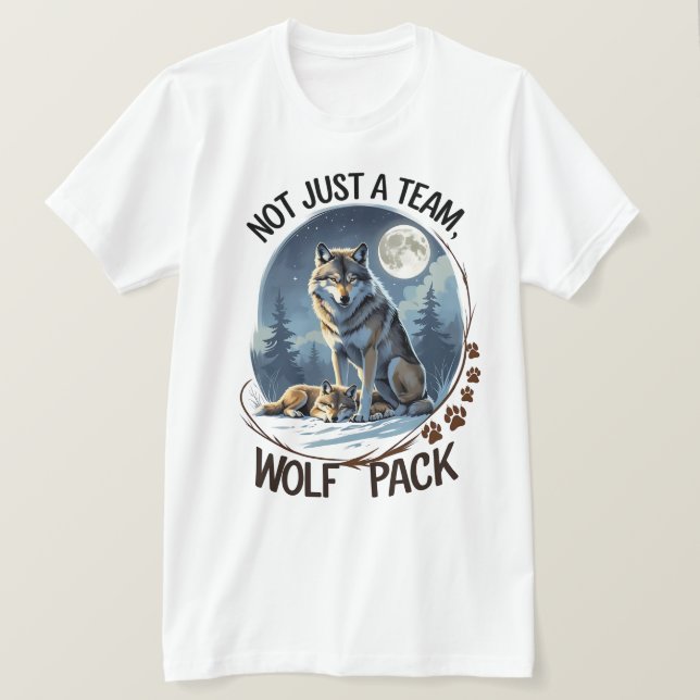 Camiseta Wolf Pack - Unidos pela Nature (Frente do Design)
