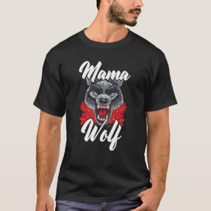 Camiseta Wolf Pack Werewolf Wolfgang Wildlife Animal Mama W