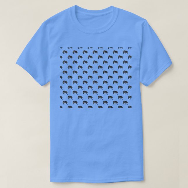 Camiseta Wolf Pattern (Frente do Design)