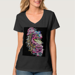 Camiseta Wolf projetado t-shirt