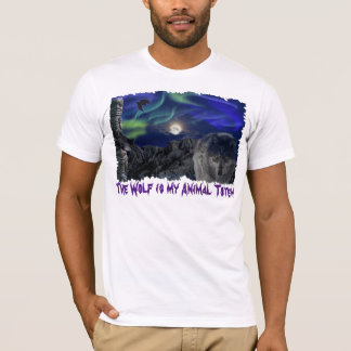 Camiseta Wolf, Ravens, Guia Animal Totem Pole