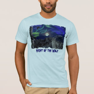 Camiseta Wolf, Ravens, Pole Totem e Aurora T-Shirt