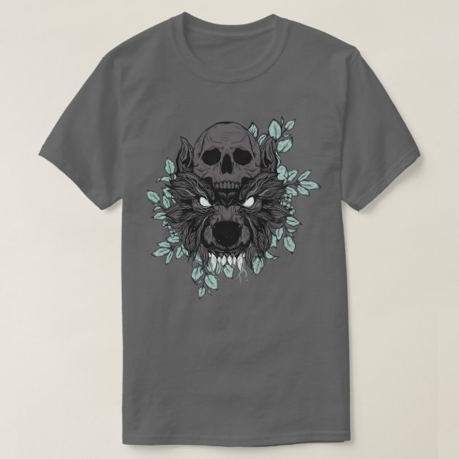 Camiseta Wolf Skull (Frente do Design)