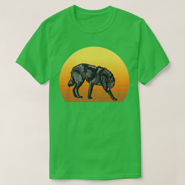 Camiseta Wolf Sun (Frente do Design)
