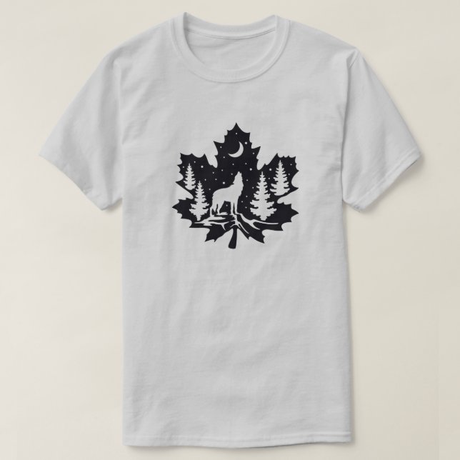 Camiseta Wolf T-Shirt (Frente do Design)