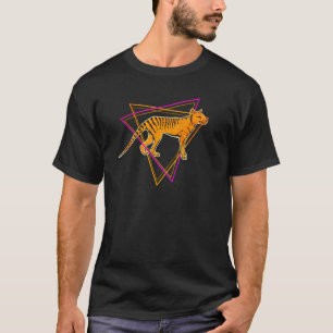 Camiseta Wolf Tiger, Tasmânia, Extinção Animal Pré-Históric