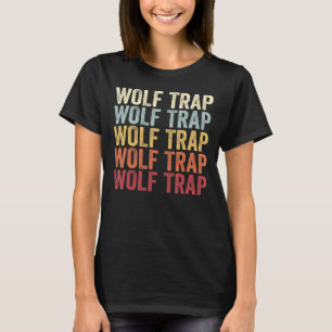 Camiseta Wolf Trap Virginia Wolf Trap VA Retro Vintage Text