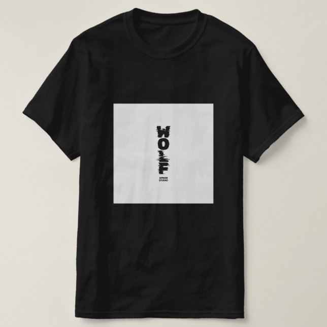 Camiseta Wolf Trendy design (Frente do Design)