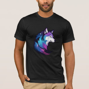Camiseta Wolf Vetor Art Animal Modern Urban City Graphic