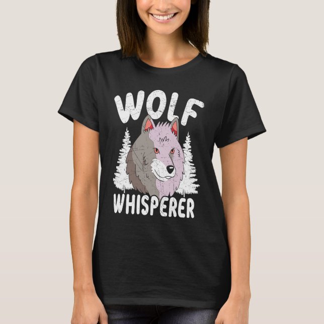 Camiseta Wolf Whisperer Werewolf Wolfpack Wolfgang Willife (Frente)