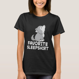 Camiseta Wolf Wolves Nap Howl Dormindo