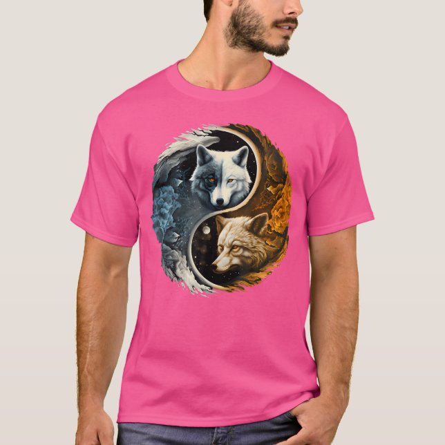 Camiseta Wolf Yin Yang (Frente)