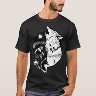 Camiseta Wolf Yin Yang Skoll Yin Yang - Melhor homem