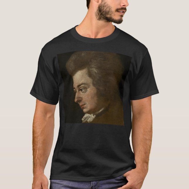 Camiseta Wolfgang Amadeus Mozart (1756-1791) Apresentado Po (Frente)