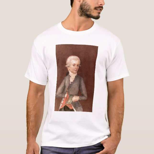 Camiseta Wolfgang Amadeus Mozart, c.1780 (Frente)