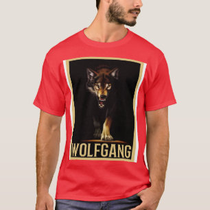 Camiseta Wolfgang Wolf Outfit No Dia Do Nome Com Nome 4
