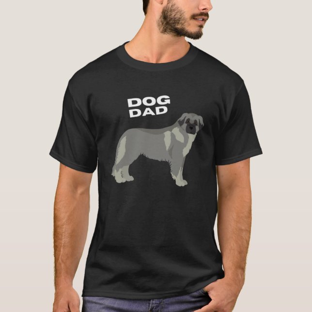 Camiseta Wolfgray Estrela Mountain Dog Dad (Frente)