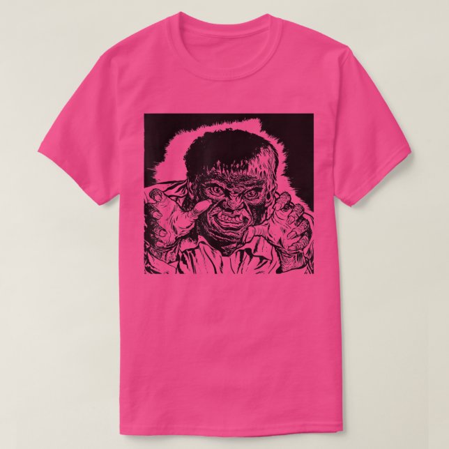 Camiseta Wolfman, Werewolf Halloween, Shapeshifter Cheio Mo (Frente do Design)