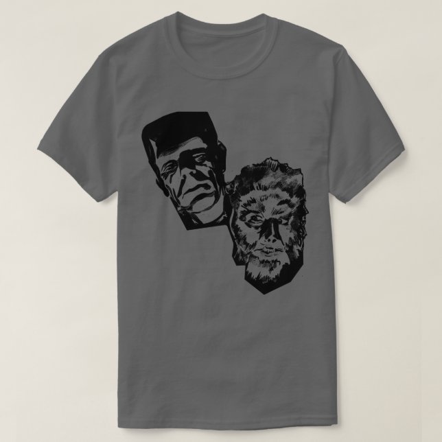 Camiseta Wolfman Werewolf Vintage Horror Poster (Frente do Design)