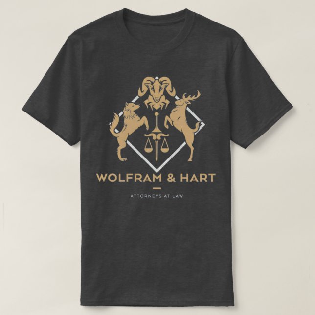 Camiseta Wolfram Hart (Frente do Design)