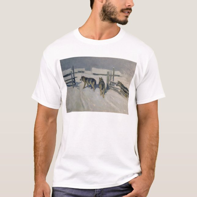 Camiseta Wolfs, a noite do inverno, c.1910 (Frente)