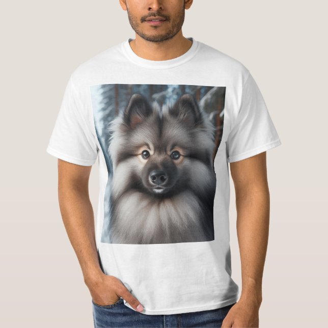 Camiseta Wolfspiz - Keeshond (Frente)