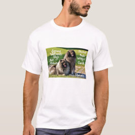 Camiseta Wolfssprit-Keeshond Dog Raça T-Shirt
