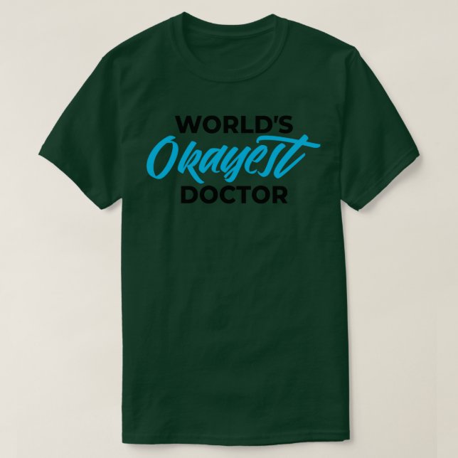 CAMISETA WOLRLDS OKAYEST MÉDICO (Frente do Design)