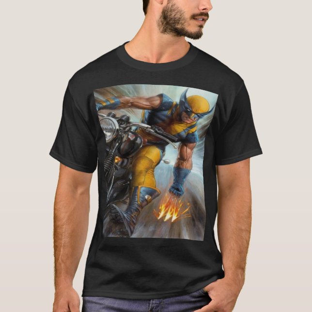 Camiseta Wolverine – Adamantium Rush (Frente)