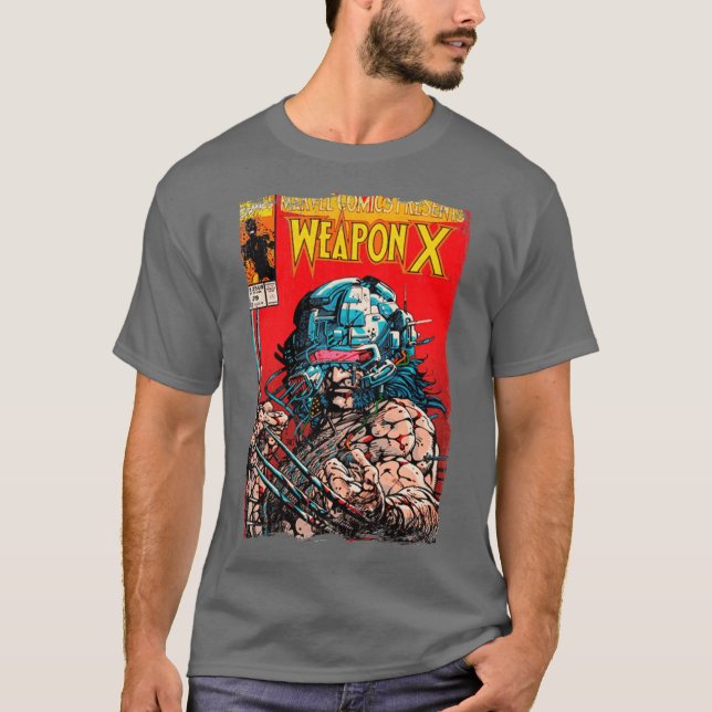 Camiseta Wolverine Capa Vintage amigos garota (Frente)