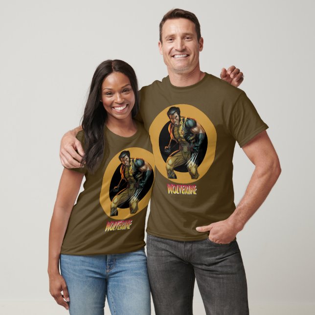 Camiseta Wolverine Classic Yellow Suit Graphic T Shirt (Unissex)