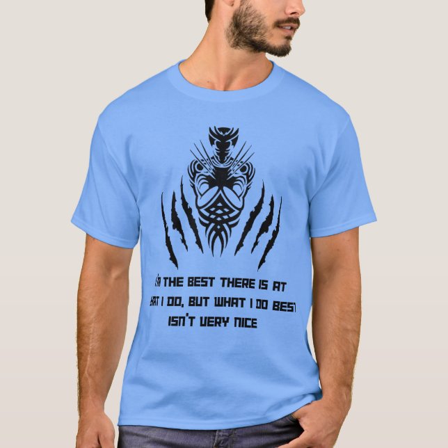 Camiseta Wolverine Quote T-Shirt (Frente)