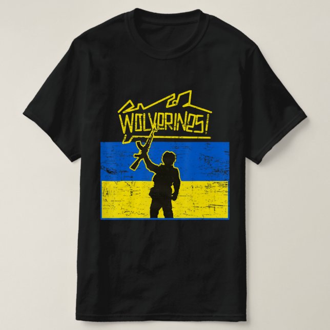 Camiseta Wolverines da Ucrânia (Frente do Design)